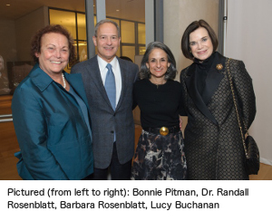 Bonnie Pitman, Dr. Randall Rosenblatt, Barbara Rosenblatt, Lucy Buchanan