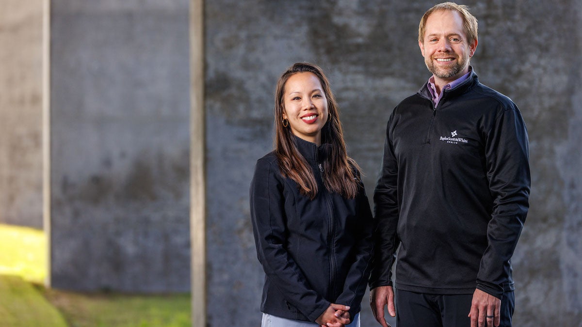 Photo of Ti Hoang, MD, and John Garrett, MD