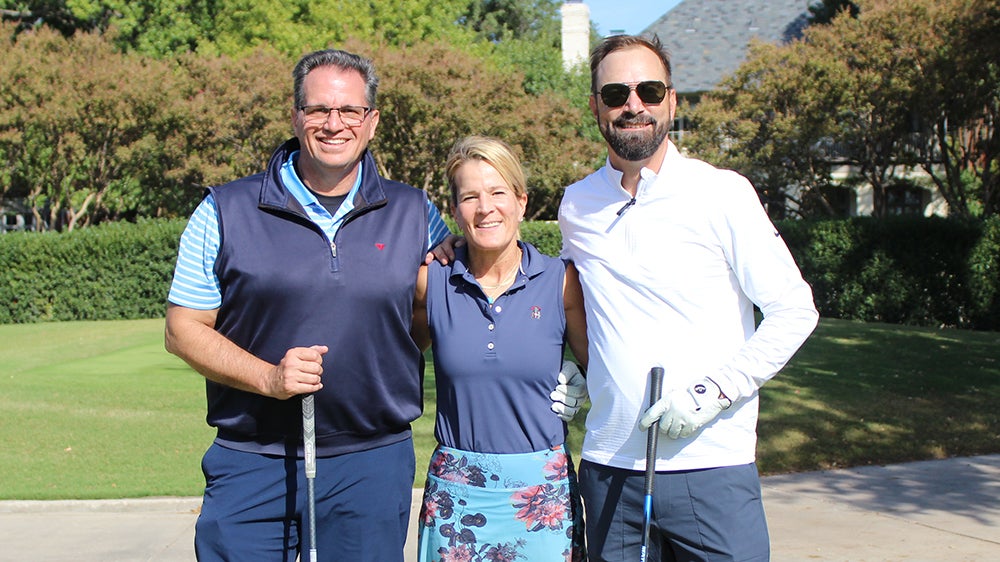 Photograph of golfers at the Grand Rounds Golf Tournament in 2024