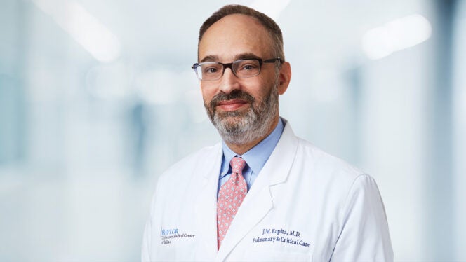 Jeffrey Kopita, MD, poses for a portrait at Baylor University Medical Center.