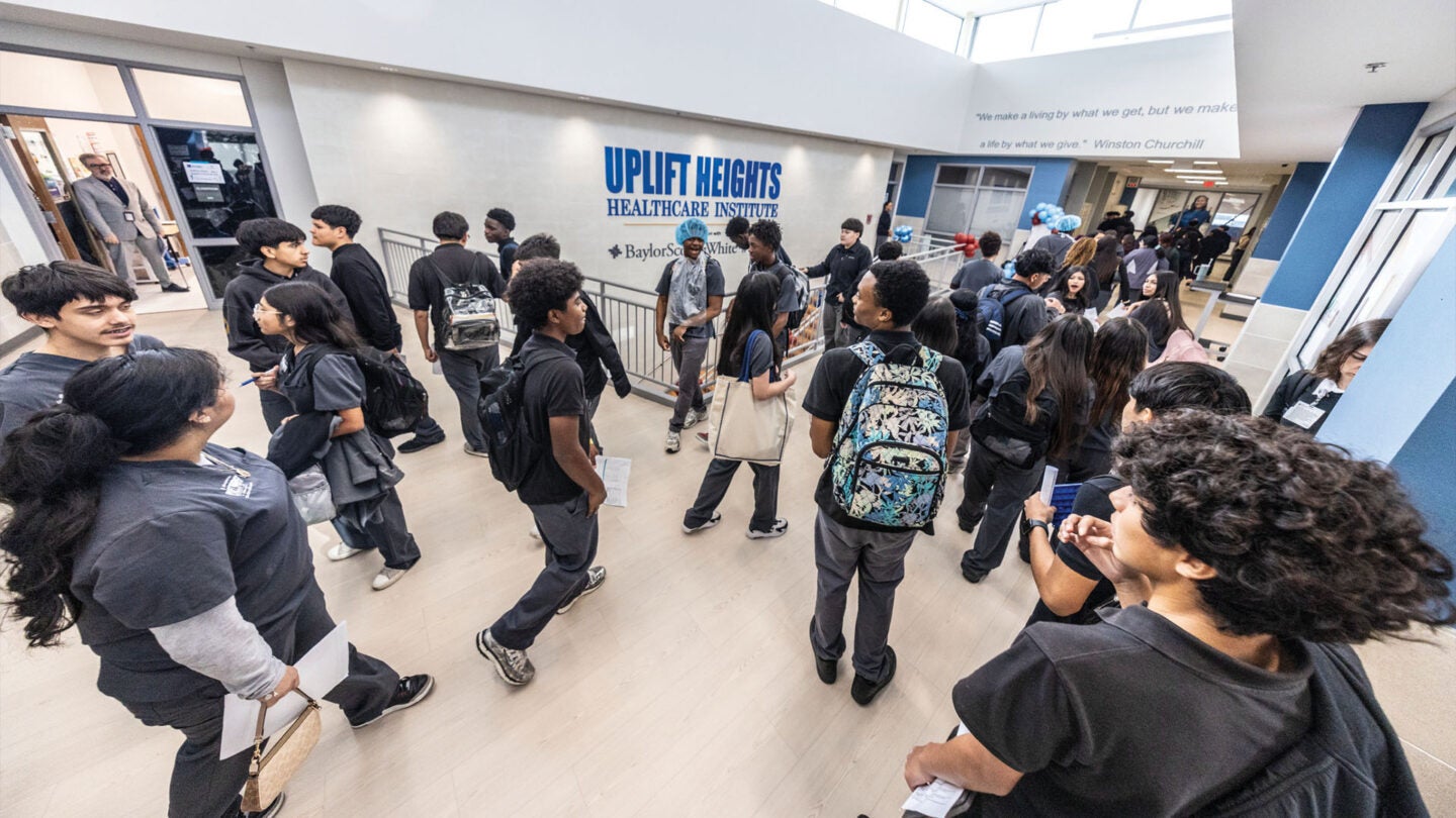 Photo of scholars at Uplift Heights
