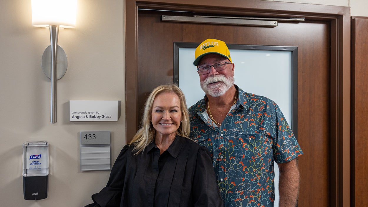 Photo of Angie and Bobby Glass, donors to Baylor Scott & White Medical Center - Waxahachie